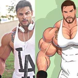 肌肉男漫画,力量与激情的视觉盛宴